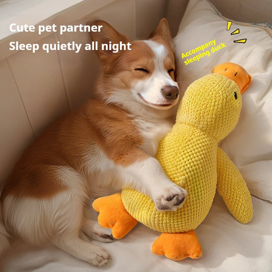 Pet Plush Toy Dog Calming Duck